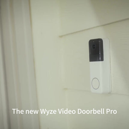 Wyze Wireless Video Doorbell Pro (Chime Included), 1440 HD Video