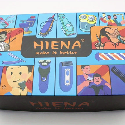 A 3pcs Men'S Professional Hair Clipper Set, Featuring a USB Rechargeable