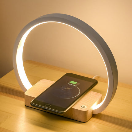 Multifunctional Modern Table Lamp with Wireless Charging