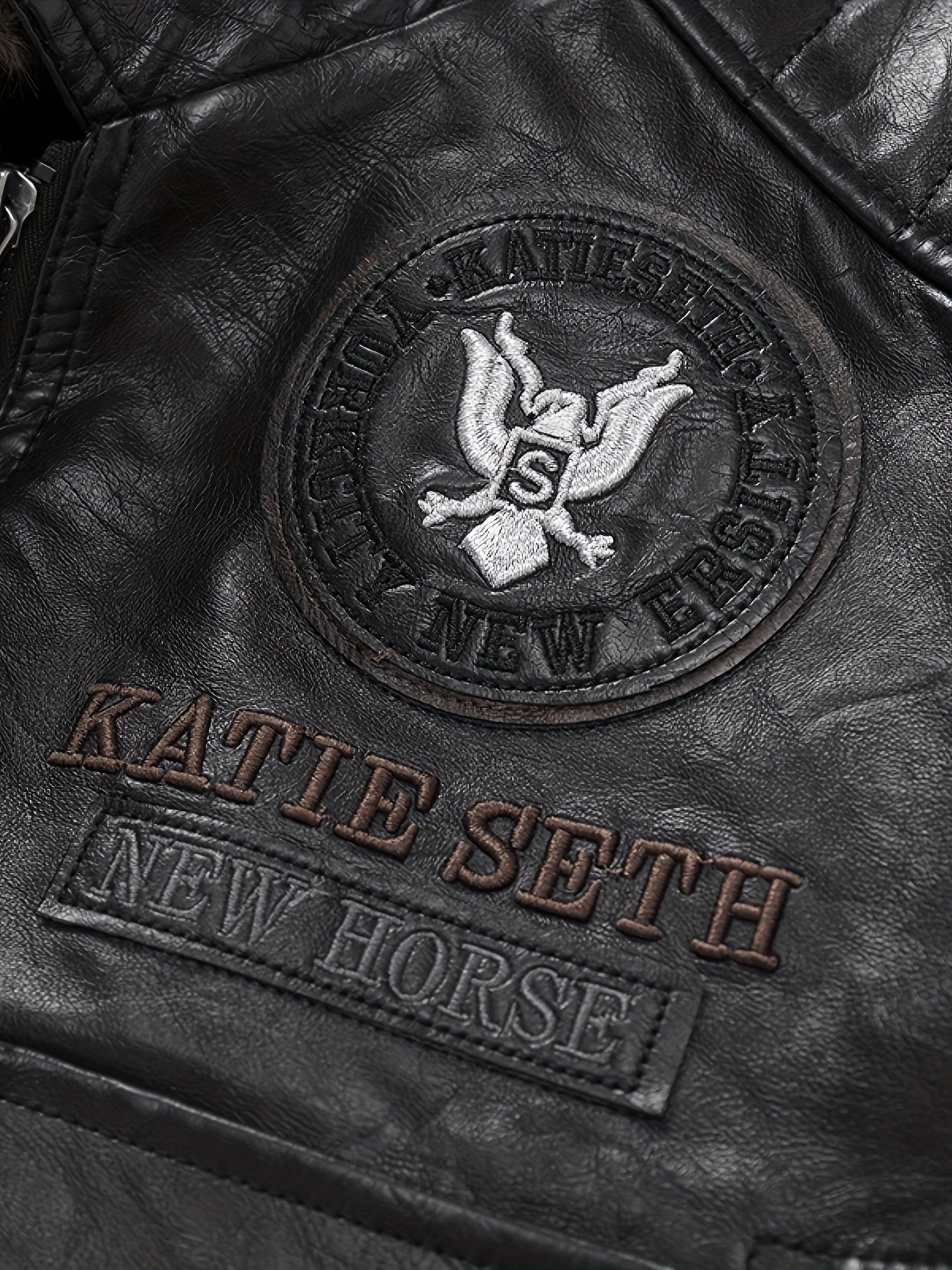 Cozy Vintage-Style Motorcycle Jacket