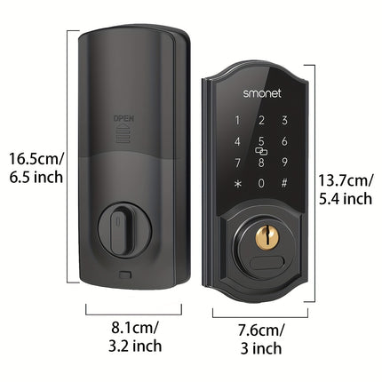 [Smart Door Lock] WiFi Smart Door Lock Deadbolt | Smonet With G2 Hub Gateway