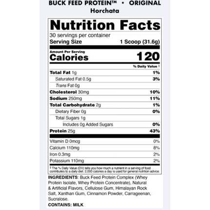 Bucked Up Buck Feed Protein Powder