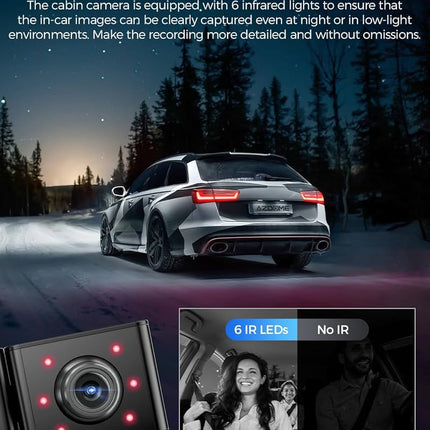 AZDOME M590 3 Channel Dash Cam