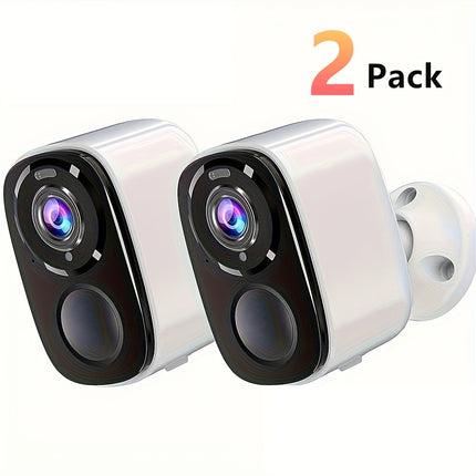 2 Sets 2.4Ghz wifi Outdoor indoor Wireless Security Camera