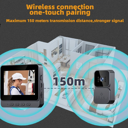 4.3" 1080P HD Display Wireless Video Doorbell