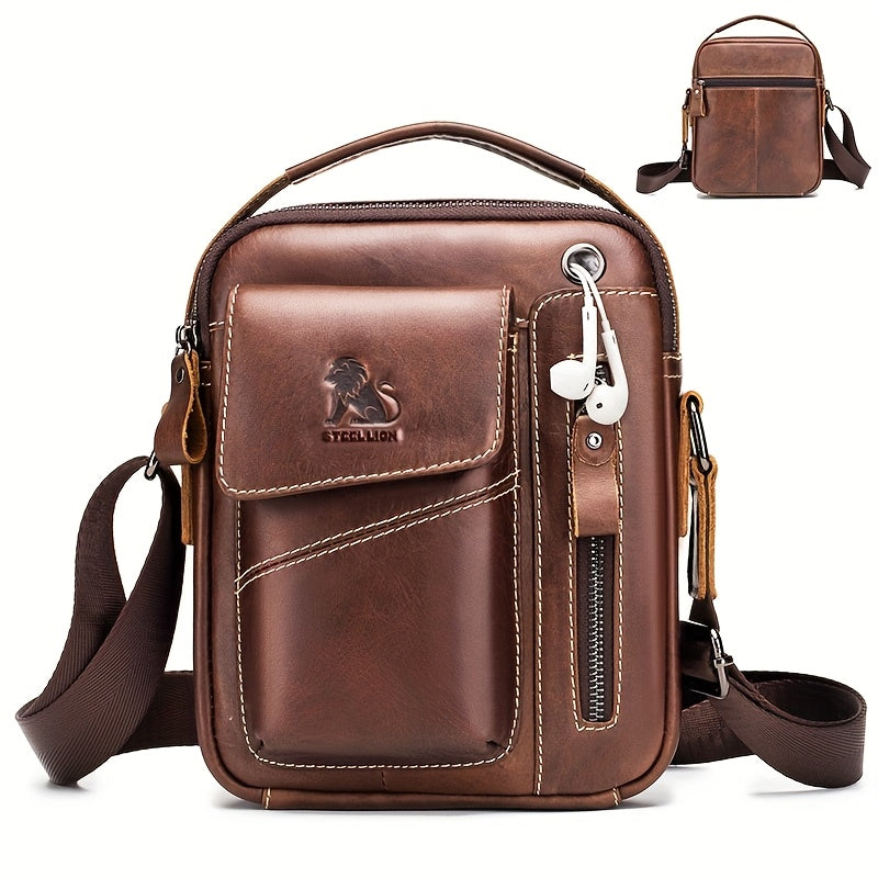 Genuine Leather Crossbody Bag