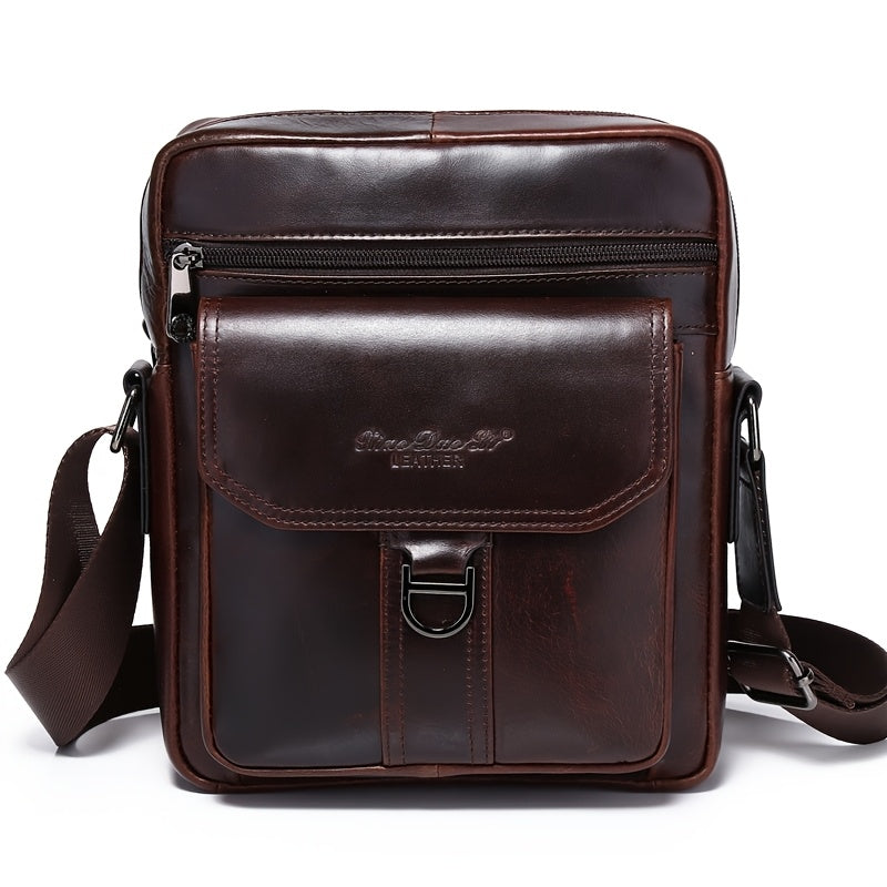 Men'S Genuine Leather Shoulder Bag