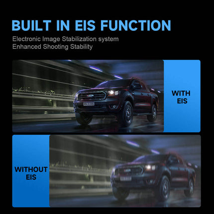 A365 Dash Cam, 4 Channel Camera FHD 1080Px4, Front, Left, Right and Rear, Front and Rear Inside, Built in GPS WiFi, Support 256 GB Max, Free 64GB Card, A365-4CH