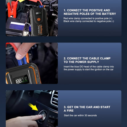 8000A Portable Car Emergency Air Pump