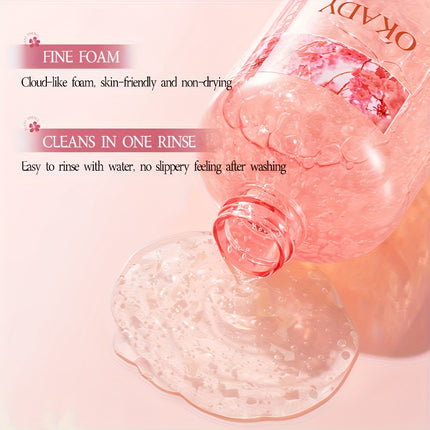 16.91oz*2pcs/17.6floz*2pcs Sakura Nourishing Women's Shower Gel