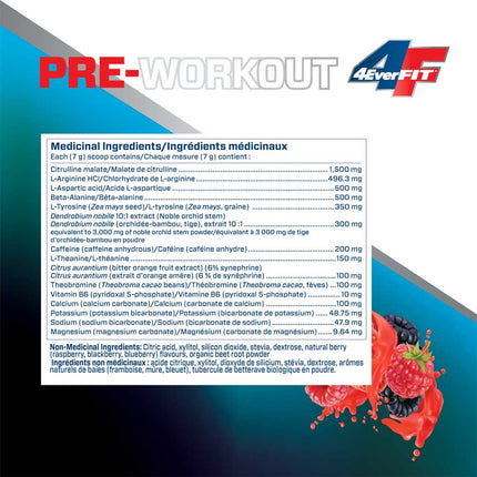 4EverFit PRE-WORKOUT, 30 Servings