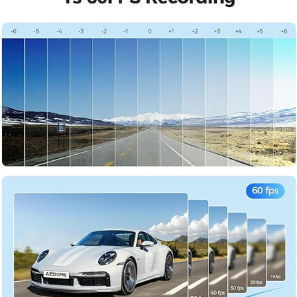 AZDOME GS63H Pro Front and Rear Dash Cam