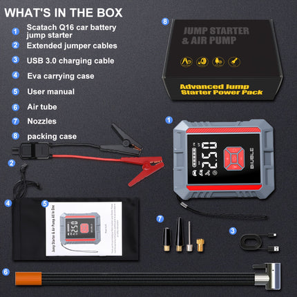 Portable Jump Starter 9000A
