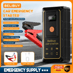 Black - Car Jump Starter Cable + Aviation Storage Bag Accessories
