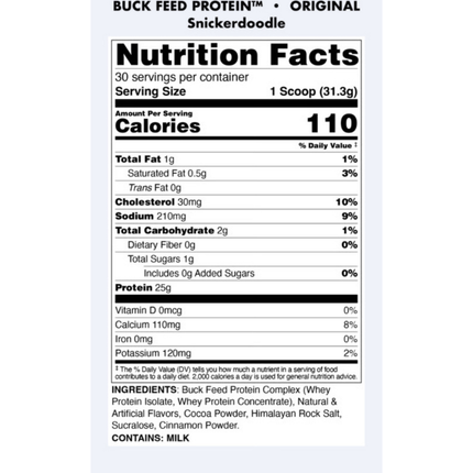 Bucked Up Buck Feed Protein Powder
