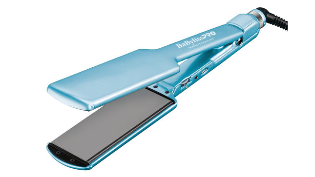 BaBylissPRO Nano Titanium & Ceramic Ultra-Slim Hair Straightener, Blue