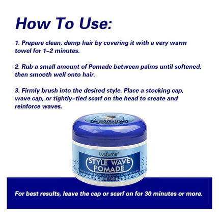 Luxfume Men'S 360 Wave Pomade - Natural Formula