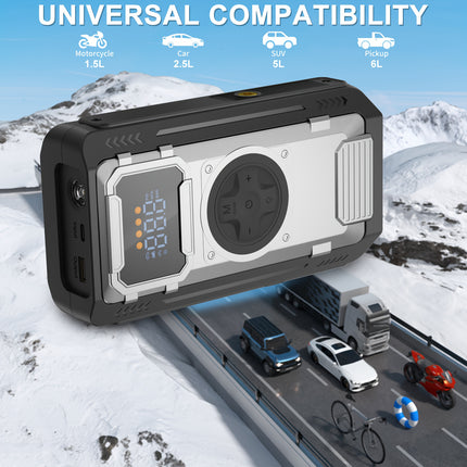 Jump Starter with Air Compressor 6000A
