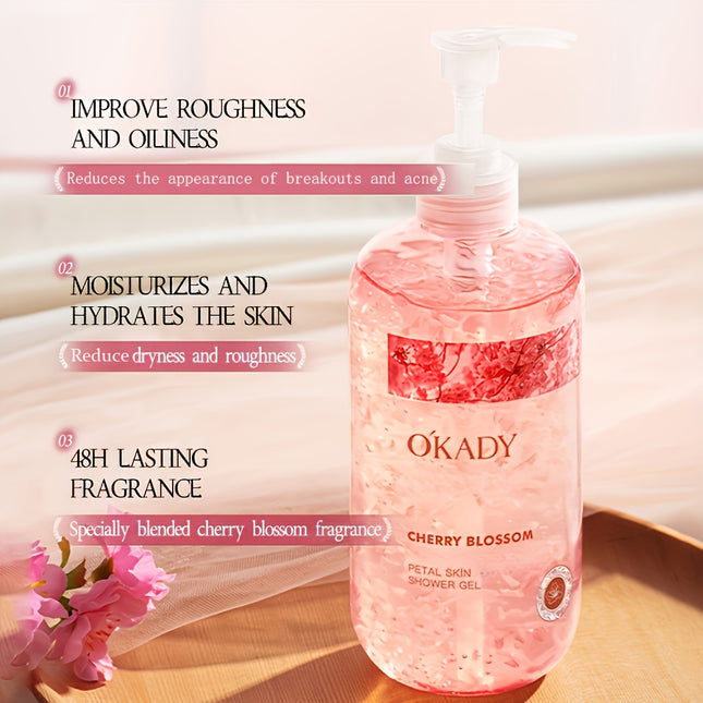 16.91oz*2pcs/17.6floz*2pcs Sakura Nourishing Women's Shower Gel