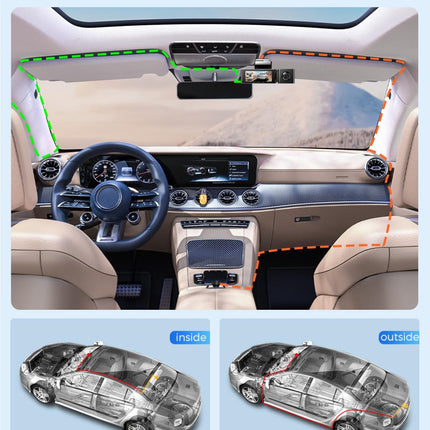 AZDOME M550 Pro 3CH 4K Dash Cam