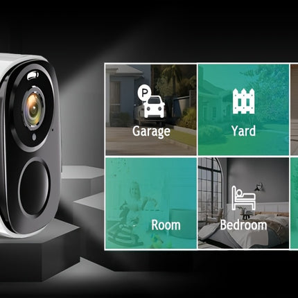 2 Sets 2.4Ghz wifi Outdoor indoor Wireless Security Camera
