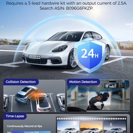 AZDOME M550 Max 3CH 4K Dash Cam