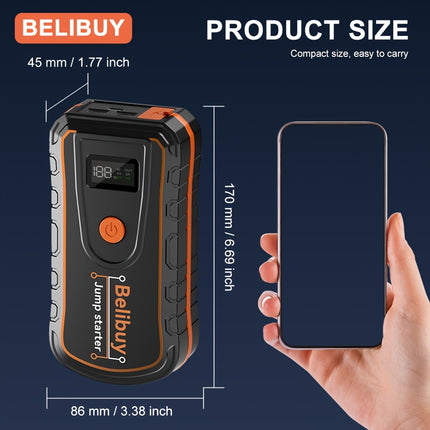 8000A Portable Car Emergency Air Pump