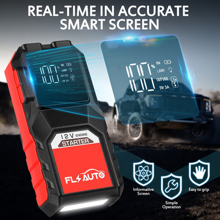 FlyAuto 3000A Car Jump Starter