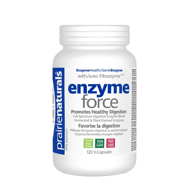 Prairie Naturals Enzyme Force, 120 Capsules
