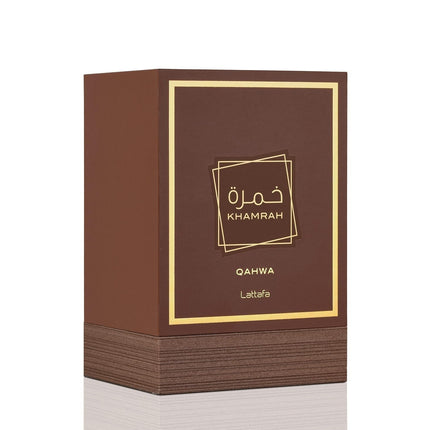 Lattafa Khamrah Qahwa EDP Unisex 3.4 oz