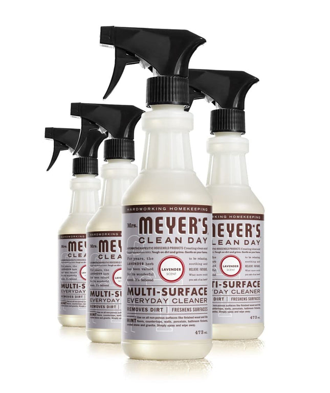 Mrs. Meyer's Multi-Surface Cleaner Lavender 4-Pack