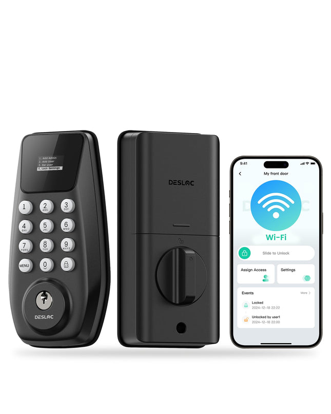 DESLOC C100 Plus WiFi Smart Keyless Door Lock