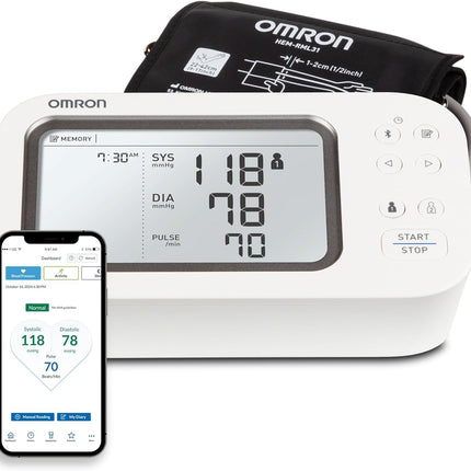 OMRON Gold Upper Arm Blood Pressure Monitor - Clinically Validated Blood Pressure Arm Cuff - Use OMRON Connect App for Unlimited Measurements 🍁 All In One Marketplace Canada
