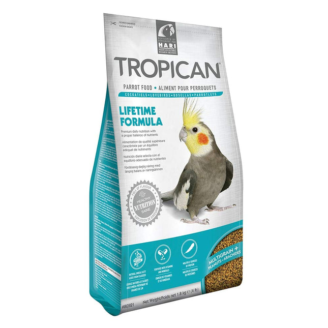 Tropican Lifetime Granules Bird Food 1.8kg