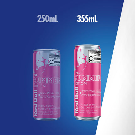 Red Bull Energy Drink, White Peach, 355ml (24 pack)