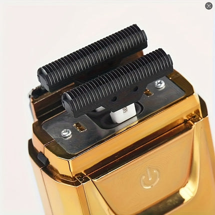 2-in-1 Electric Shaver & Bald Hair Clipper with Barber Scissors