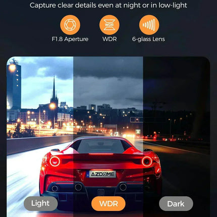 AZDOME M17 3K Front Dash Cam