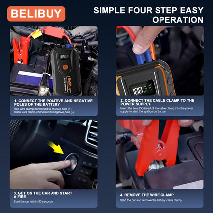 8000A Portable Car Emergency Air Pump
