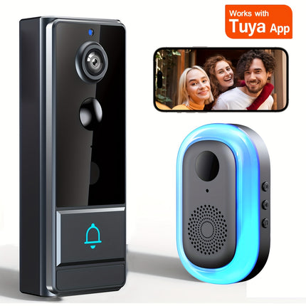 Wireless Doorbell Camera Plus, Door Bell With PIR Sensor And Human Motion Detection