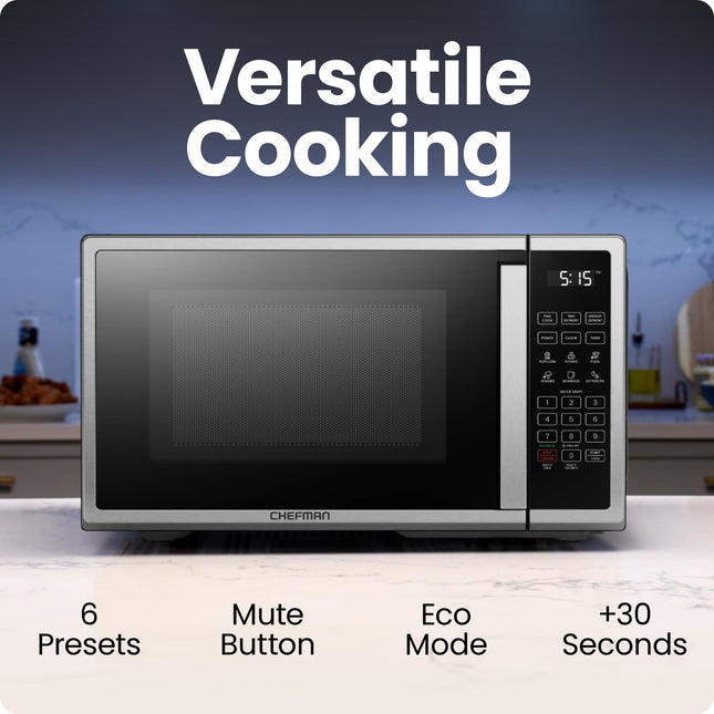 Chefman 0.7 Cu. Ft. 700W Digital Countertop Microwave