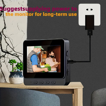 4.3" 1080P HD Display Wireless Video Doorbell