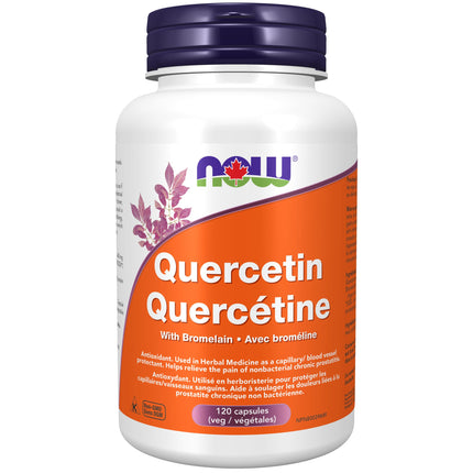 NOW Supplements, Quercetin with Bromelain, Balanced Immune System, 120 Veg Capsules 🍁 All In One Marketplace Canada