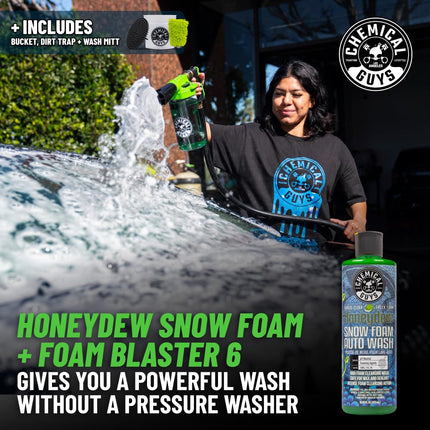 Chemical Guys 14-Piece Arsenal Builder Car Wash Kit with Foam Gun, Bucket and (5) 473 ml Car Care Cleaning Chemicals (Works w/Garden Hose) 🍁 All In One Marketplace Canada
