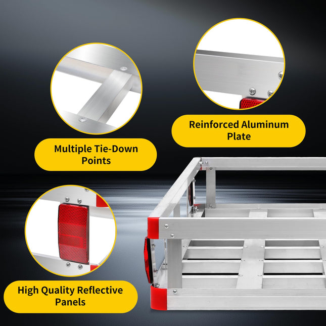 MaxxHaul 70108 Hitch Cargo Carrier 49" – 500 lb Capacity