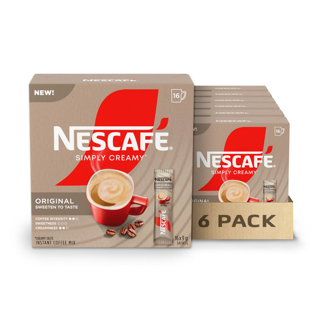 NESCAFE Simply Creamy Instant Coffee 6-Box