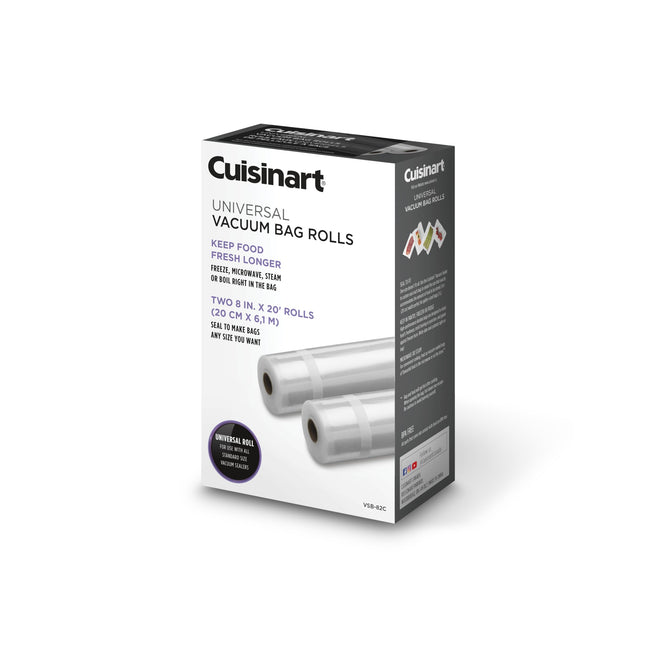Cuisinart Vacuum Food Saver Bags 2-Pack 8" x 20ft