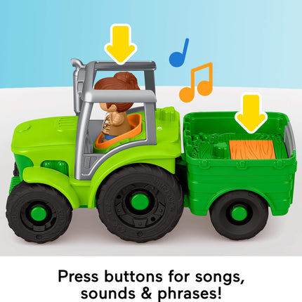 Fisher-Price Little People Push & Play Tractor