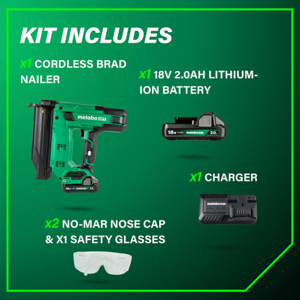 Metabo HPT 18V Cordless Brad Nailer Kit