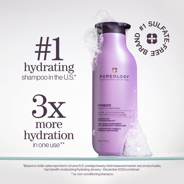Pureology Hydrate Shampoo for Dry Hair 266 mL