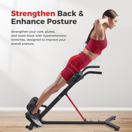 Sunny Health Roman Chair Bench with Dip Station